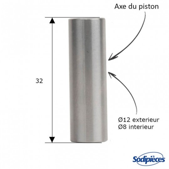 Cylindre piston tronçonneuse Stihl 038-MS380 Ø 52mm