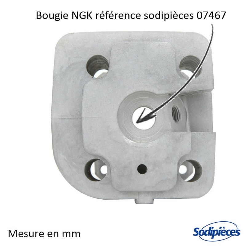 Cylindre piston tronçonneuse Husqvarna/Partner diam 51 mm