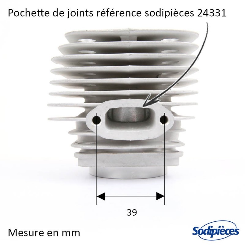 Cylindre piston tronço. découp. Husqvarna 268/268K Ø  50mm