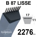 Courroie tondeuse B87 Trapézoïdale 17 mm x 2276 mm