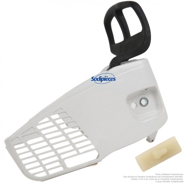 Couvercle pignon avec frein pour tronçonneuse Stihl 1137 640 1700, 1137 792 9100 Couvercle pignon avec frein pour tronçonneuse Stihl 1137 640 1700, 1137 792 9100