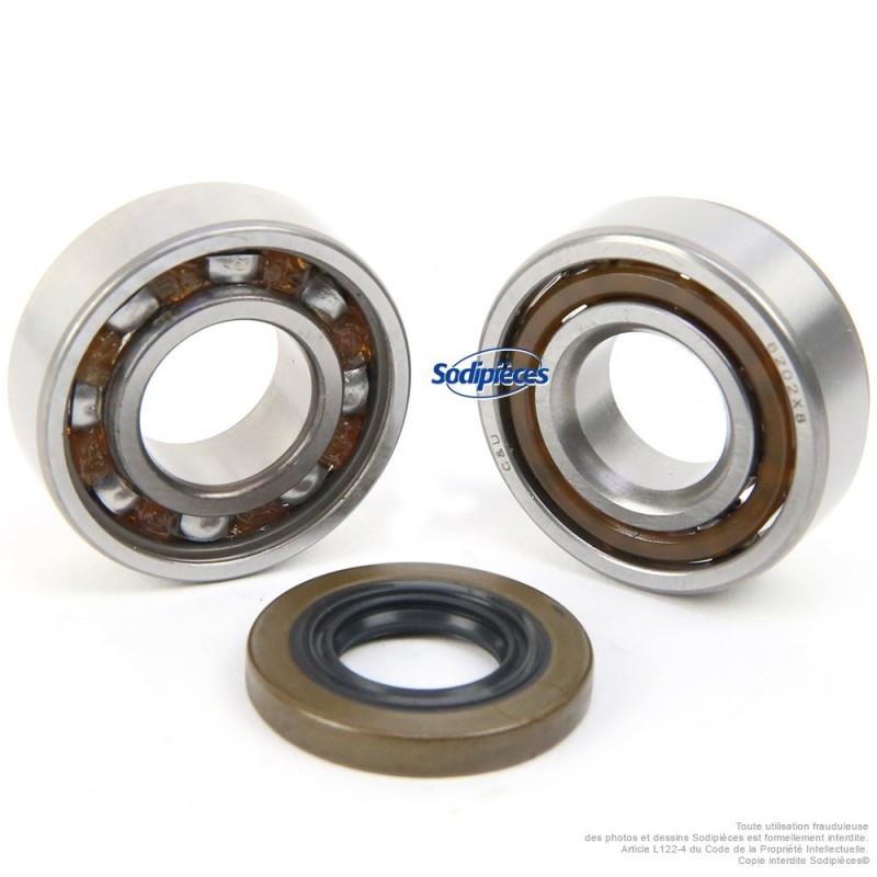 Roulements vilebrequin pour tronçonneuse Stihl 9503 003 0355, 9523 003 4278 (3 pièces)