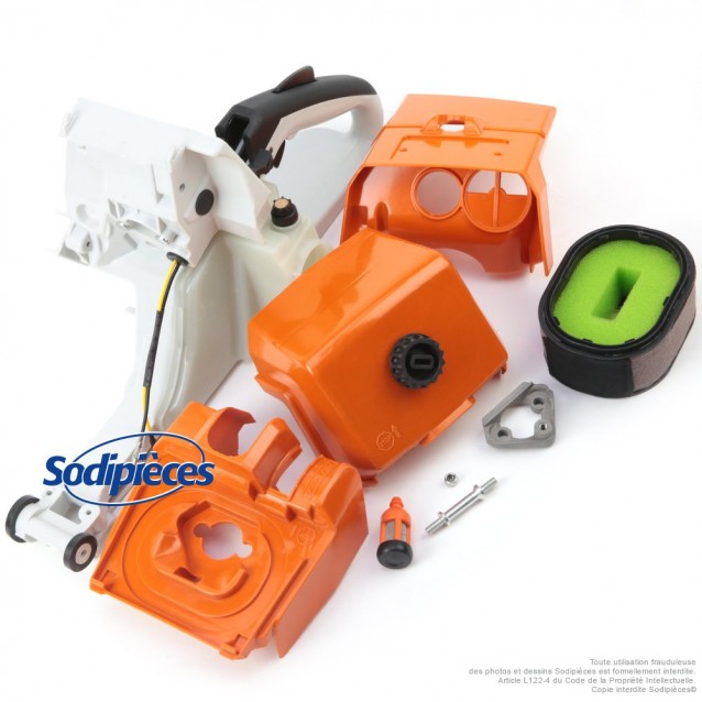 Kit capots carter et filtre pour Stihl 044 MS440