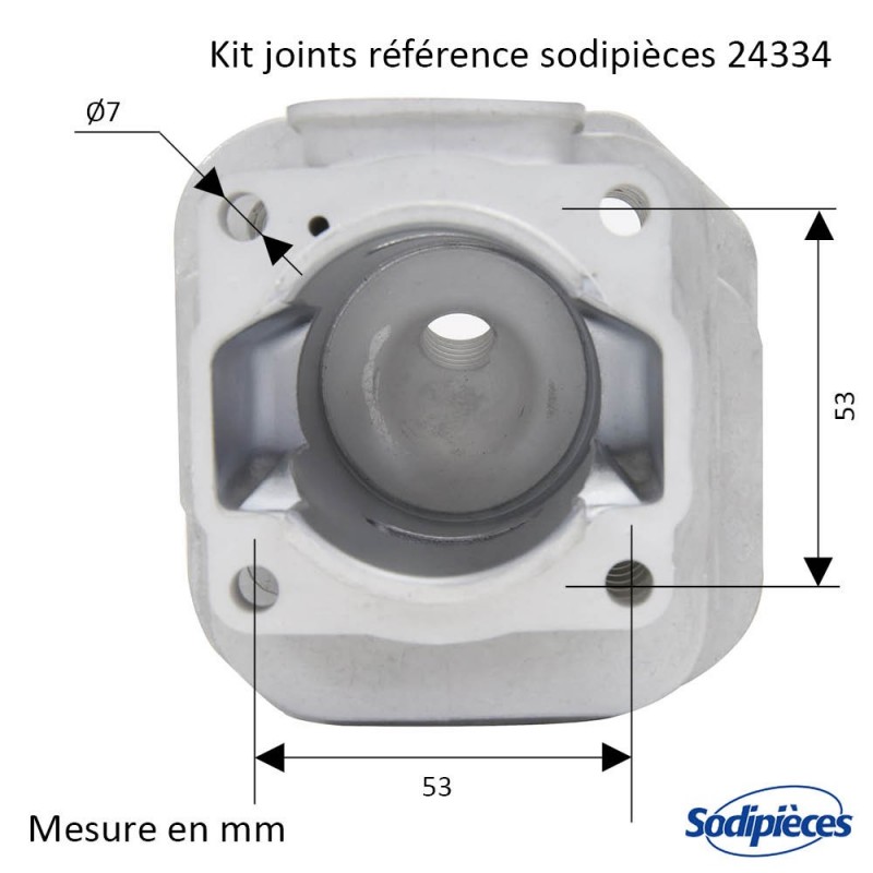 Cylindre piston tronçonneuse Husqvarna 61 Ø 48mm