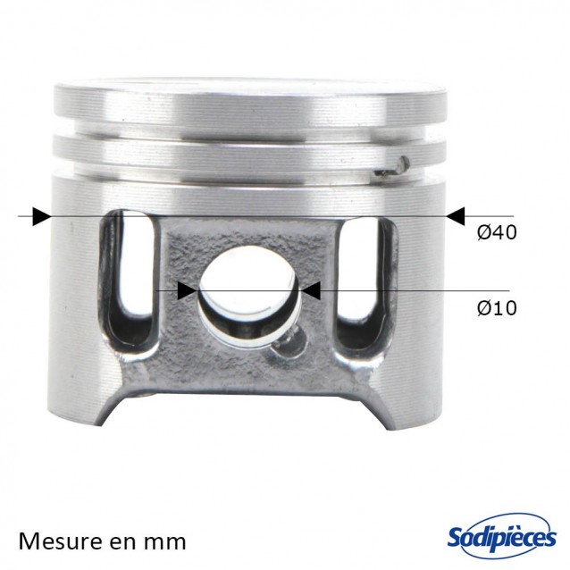 Cylindre piston débroussailleuse pour Stihl FS 280 Ø 40 mm