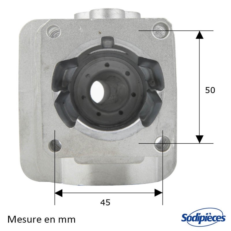 Cylindre piston tronçonneuse Husqvarna/Partner diam 51 mm