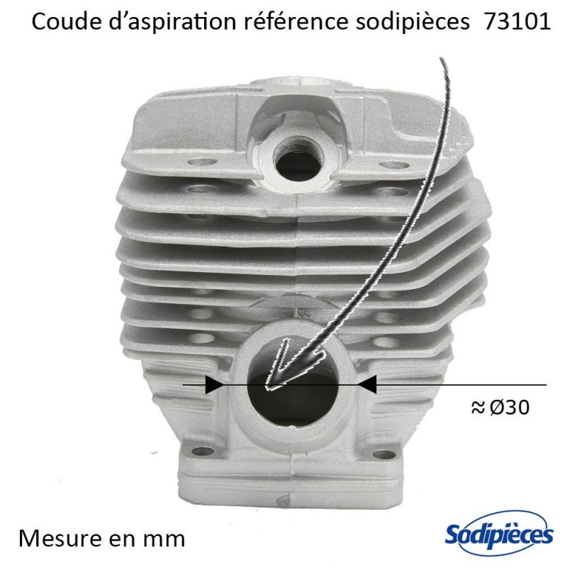 Cylindre piston pour tronçonneuse Stihl 066/ MS 660 Ø 54mm