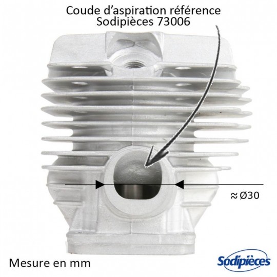 Cylindre piston tronçonneuse pour Stihl  044, MS440 Ø 50mm 