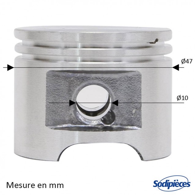 Cylindre piston tronçonneuse Stihl MS 310 Ø 47mm Cylindre piston tronçonneuse Stihl MS 310 Ø 47mm
