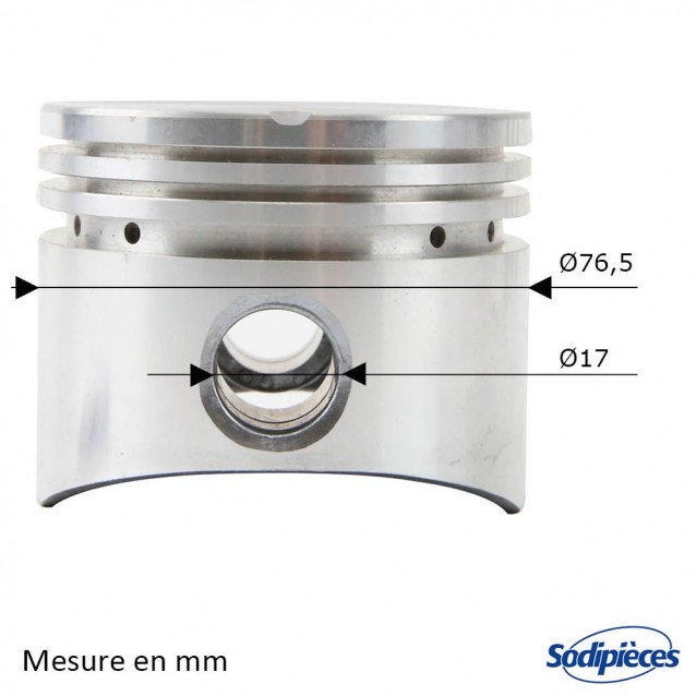 Jeu de segments N° 391 671, piston N° 391 675 pour Briggs & Stratton