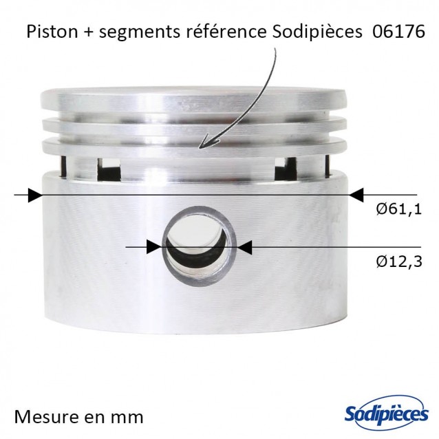 Kit réparation moteur pour Briggs & Stratton 5 hp horizontal (cote réparation)