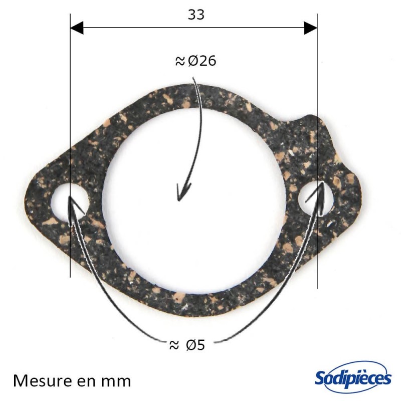 Joint carburateur/cylindre B&S