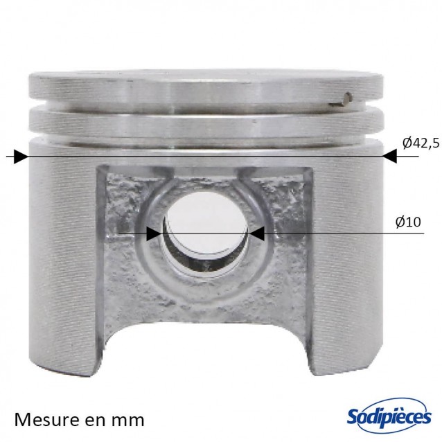 Cylindre piston tronçonneuse Stihl 025/MS250 Ø 42,5 mm Cylindre piston tronçonneuse Stihl 025/MS250 Ø 42,5 mm