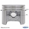 Cylindre piston tronçonneuse Stihl 025/MS250 Ø 42,5 mm Cylindre piston tronçonneuse Stihl 025/MS250 Ø 42,5 mm