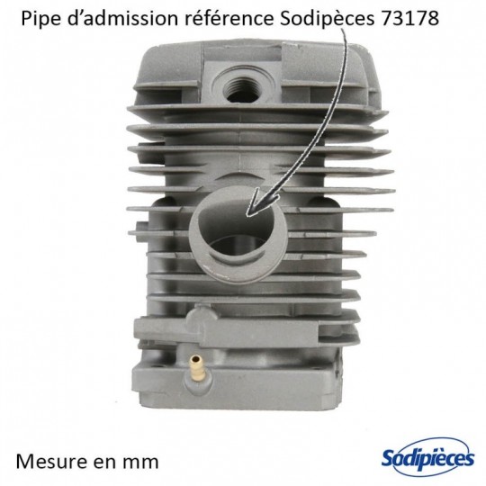 Cylindre piston tronçonneuse pour Stihl MS 390 Ø 49 mm