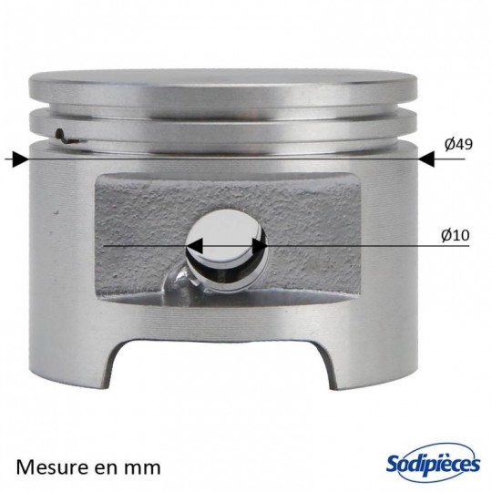 Cylindre piston tronçonneuse pour Stihl MS 390 Ø 49 mm