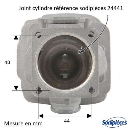 Cylindre piston tronçonneuse Stihl  036-036 QS/MS Ø 48mm