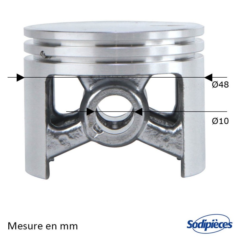 Cylindre piston tronçonneuse Stihl  036-036 QS/MS Ø 48mm