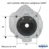 Cylindre piston tronçonneuse Stihl 050, 051, TS510. Ø 52mm Cylindre piston tronçonneuse Stihl 050, 051, TS510. Ø 52mm