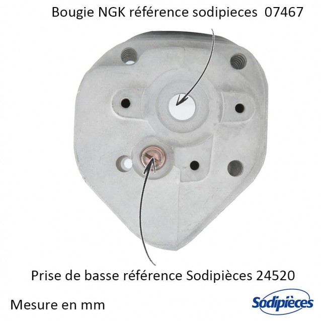 Cylindre piston tronçonneuse Stihl 050, 051, TS510. Ø 52mm Cylindre piston tronçonneuse Stihl 050, 051, TS510. Ø 52mm