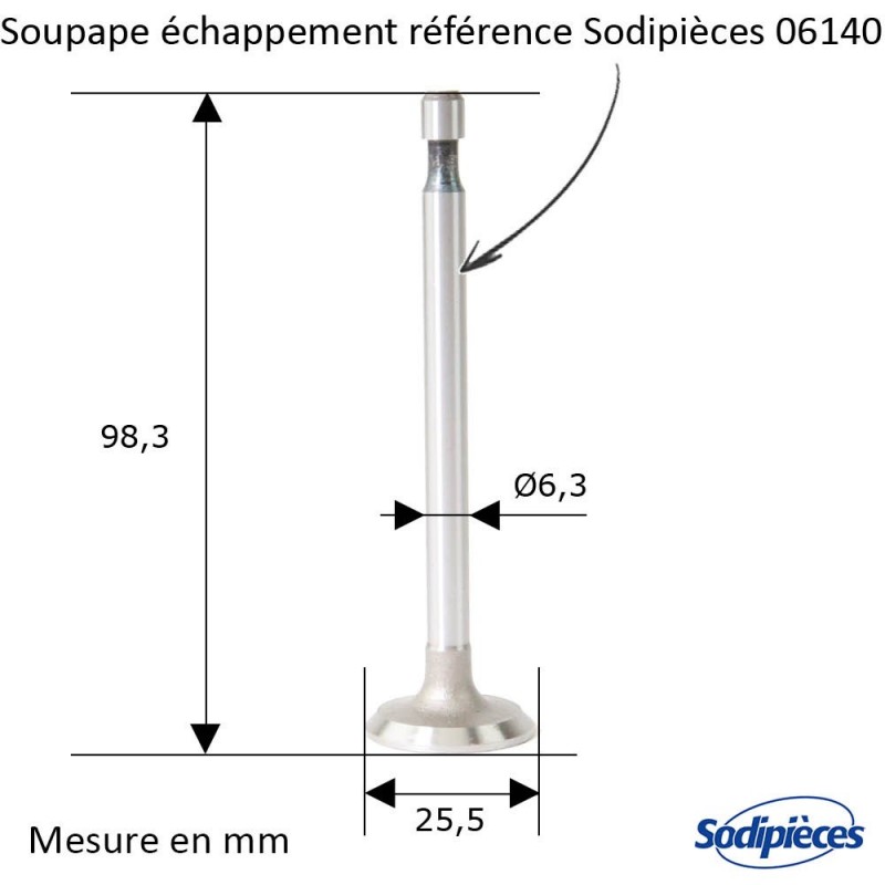 Kit réparation moteur pour Briggs & Stratton 5 hp horizontal (cote réparation)