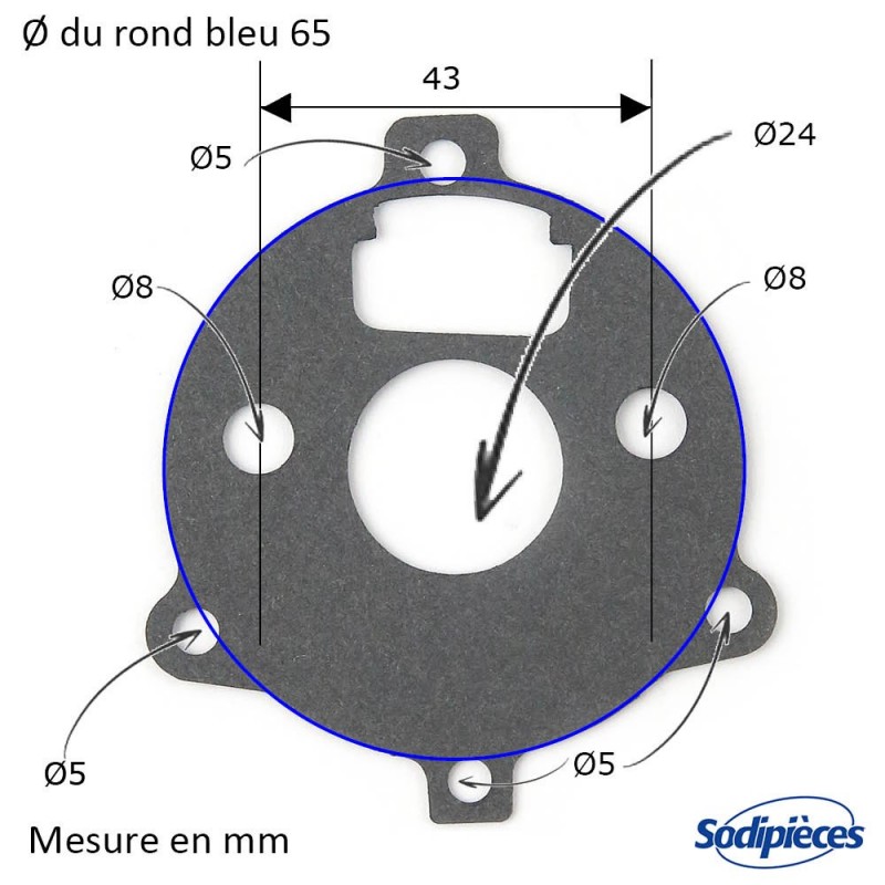 Joint de carburateur pour B&S 27918