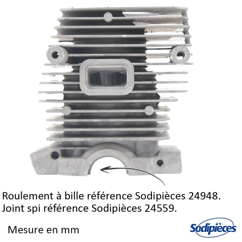 Cylindre piston pour tronçonneuse Stihl diam 38mm