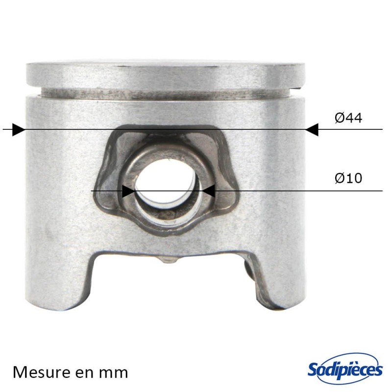 Cylindre piston pour tronconneuse Husqvarna 340, 345, 350. Ø 44 mm. 503 86 99 71