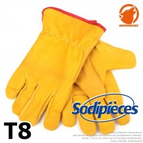 Gants Kevlar. Cuir et forêt. Class 5. Kerwood T8