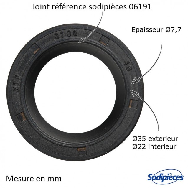 Kit réparation moteur pour B&S 3,5 hp vertical (cote réparation)