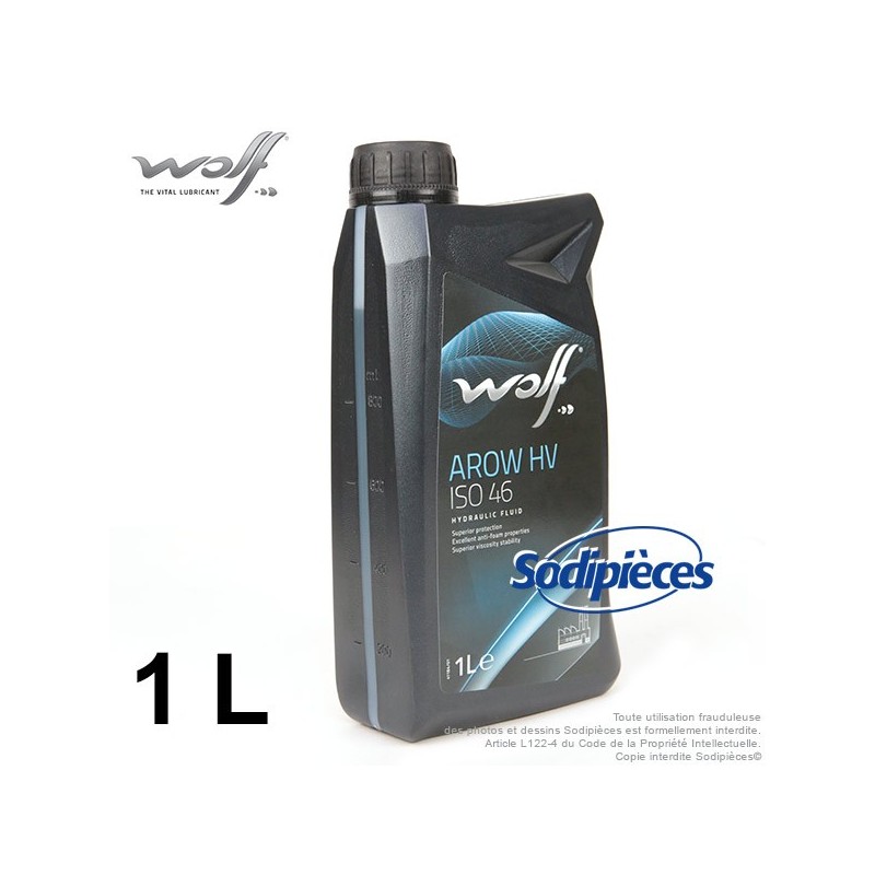 Huile hydraulique Wolf Arow 1L
