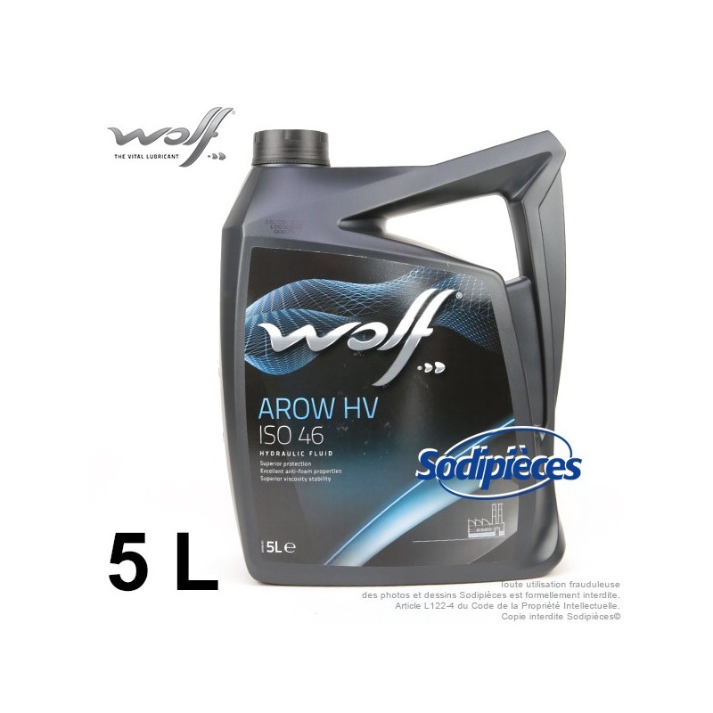 Huile hydraulique Wolf Arow 5L