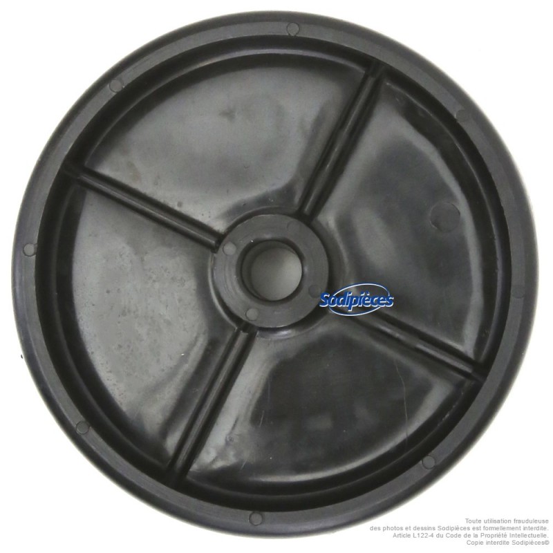 Roue de plateau de coupe pour MTD Ø ext 125 mm N° 734 0973