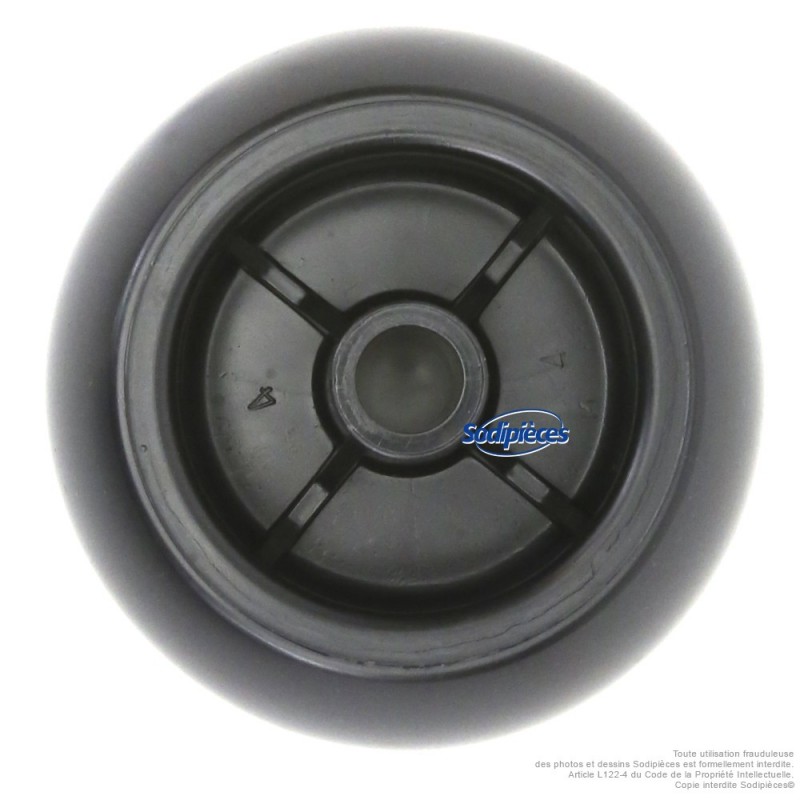 Roue de plateau de coupe Ø 125 mm x 70 mm pour Toro N° 68-2730, Gilson N° 710138