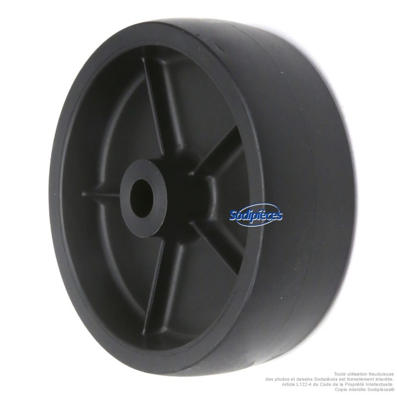 Roue de plateau de coupe Ø 150 mm x 50 mm pour Bolens N° 1737807, Gilson N°208736, Lawn Boy N° 702804