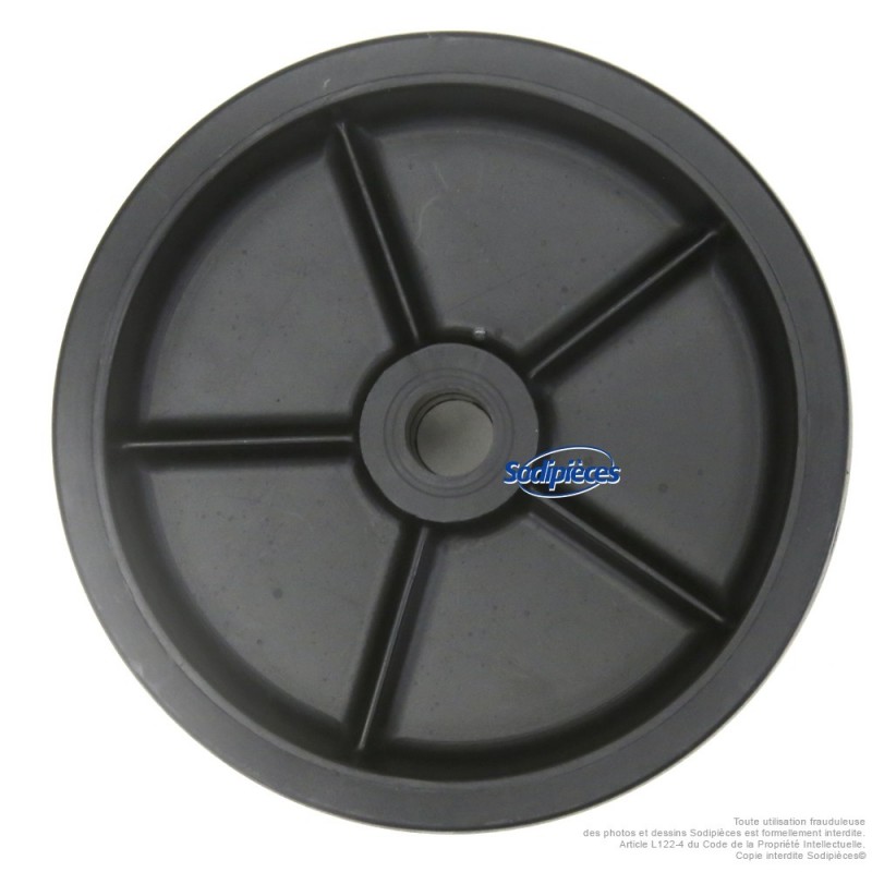 Roue de plateau de coupe Ø 150 mm x 50 mm pour Bolens N° 1737807, Gilson N°208736, Lawn Boy N° 702804