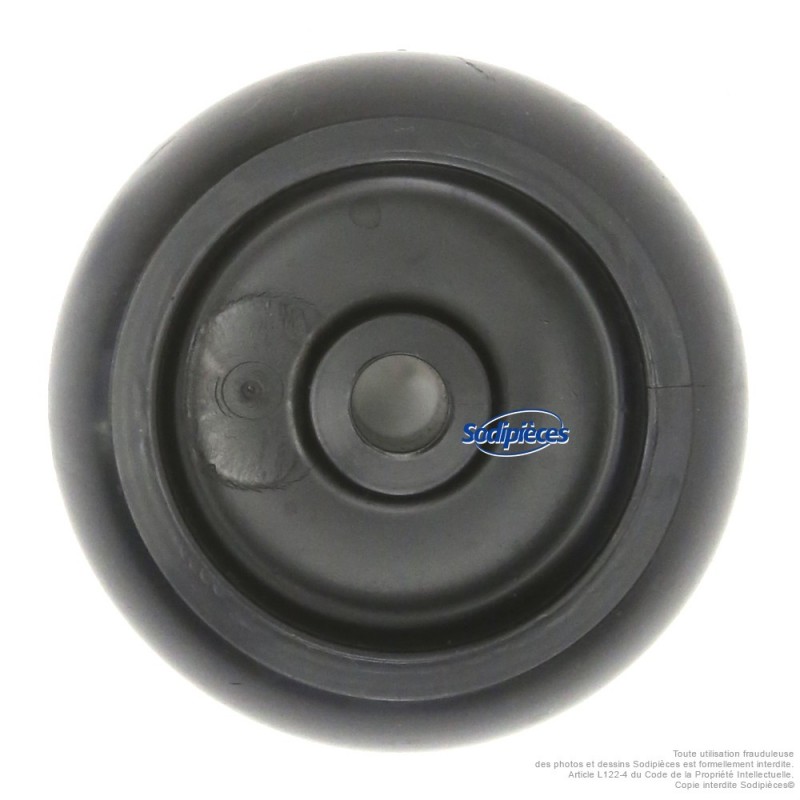 Roue de plateau de coupe Ø 100 mm x 38 mm pour John Deere N° M 89339, Gilson N° 245946, Lawn Boy N° 701756