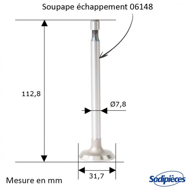 Kit réparation moteur pour Briggs & Stratton 8 hp horizontal (cote réparation)