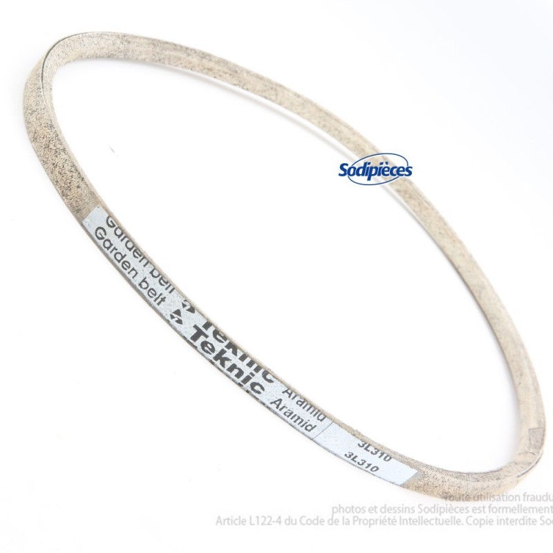 Courroie 3L31 Kevlar Trapézoïdale. 9,5 mm x 787 mm.