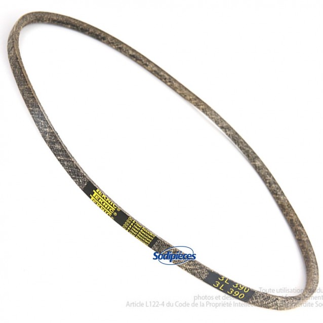 Courroie 3L39 Kevlar Trapézoïdale. 9,5 mm x 991 mm.