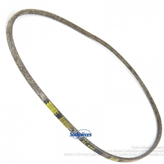 Courroie 3L44 Kevlar Trapézoïdale. 9,5 mm x 1118 mm.