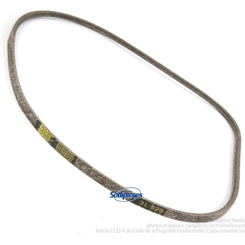 Courroie 3L52 Kevlar Trapézoïdale. 9,5 mm x 1321 mm.