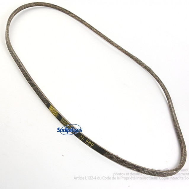 Courroie 3L58 Kevlar Trapézoïdale. 9,5 mm x 1473 mm.