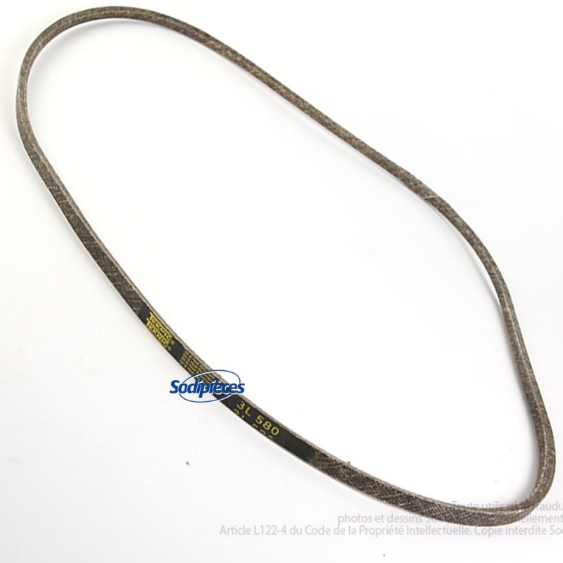 Courroie 3L58 Kevlar Trapézoïdale. 9,5 mm x 1473 mm.