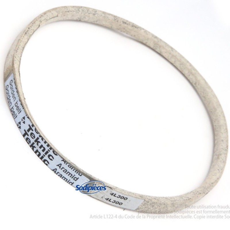 Courroie 4L31 Kevlar Trapézoïdale. 12,7 mm x 787 mm.