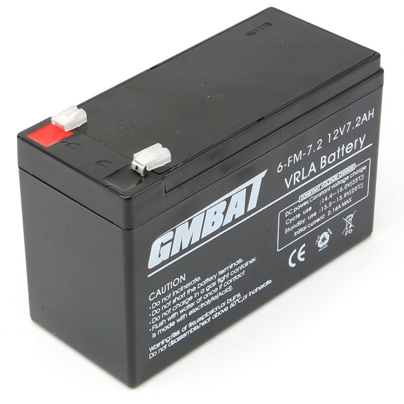 Batterie de demarrage 12V. 7,2 Ah