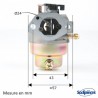Carburateur pour HONDA GCV160, GCV135 pour 16100-ZIL-003 Carburateur pour HONDA GCV160, GCV135 pour 16100-ZIL-003