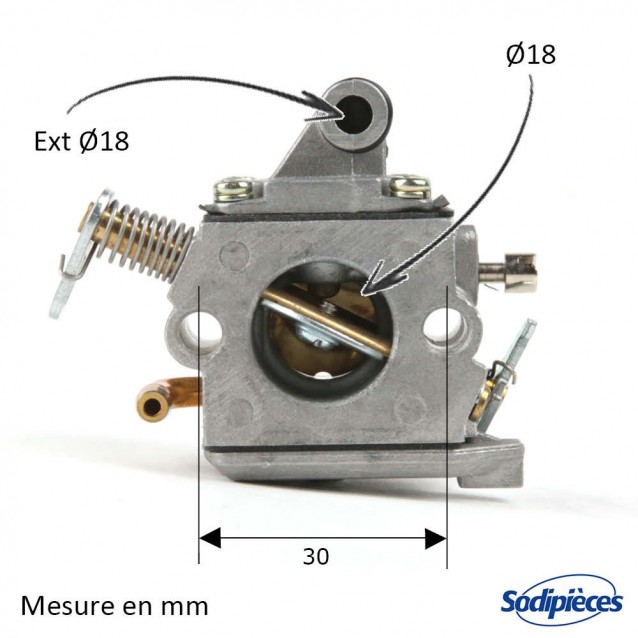 Carburateur pour tronçonneuse Stihl 017 018 MS170 MS180