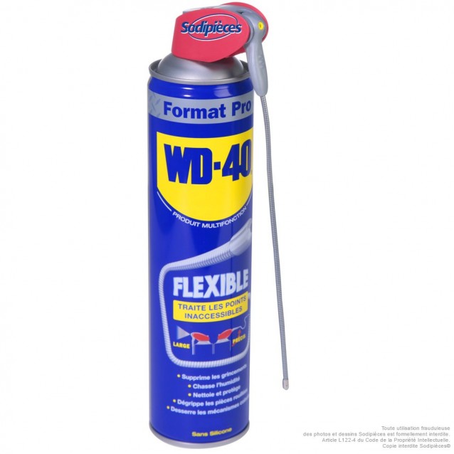 WD 40. Protège, dégrippe, nettoie, lubrifie. 100 ml