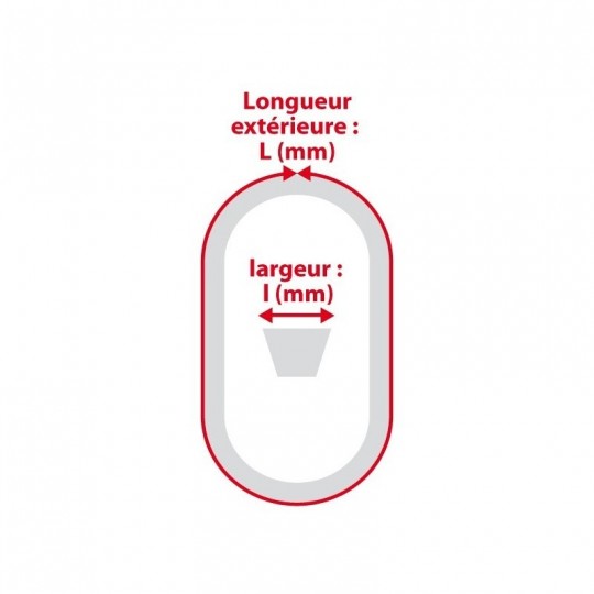 Courroie tondeuse 4L115 Kevlar Trapézoïdale. 12,7 mm x 2921 mm